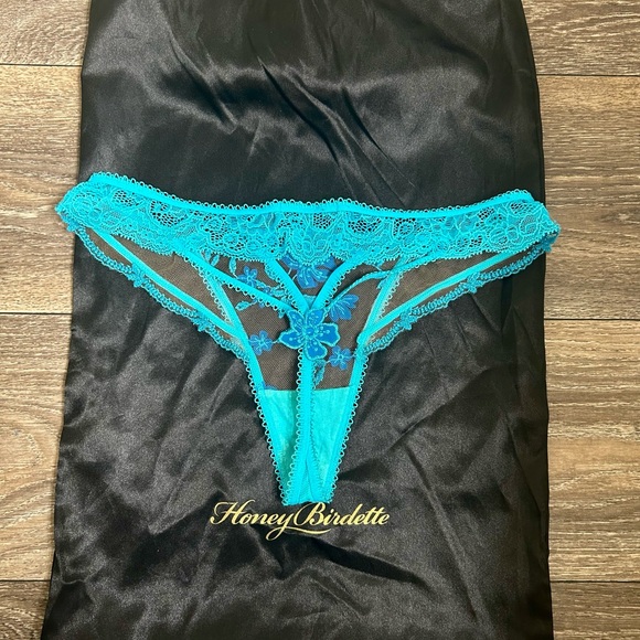 Honey Birdette Sabrina Turquoise Set - Picture 5 of 8